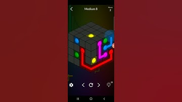 How to solve cube connect (medium level 8)