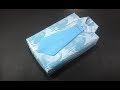 Make a Gift Wrap Shirt || Bungkus Kado Model Kemeja