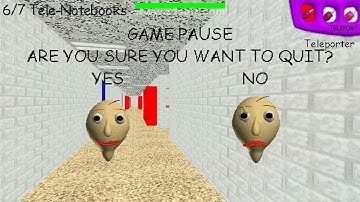 Baldis teleporting chaos v1.2-Baldi mod