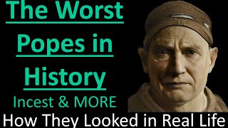 The WORST POPES in History: How They Looked in Real Life  Mortal Faces