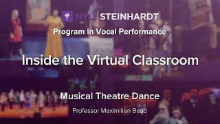 Inside the Virtual Vocal Performance Classroom: Music Theatre Dance | NYU Steinhardt