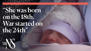 Mum with baby fleeing Ukraine war: 'I was feeding her when I heard first explosion' | Border Stories
