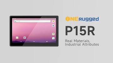ONERugged 15 Inch Embedded Panel PC P15R, with Android OS,  IP65 Certified, for Visual Management