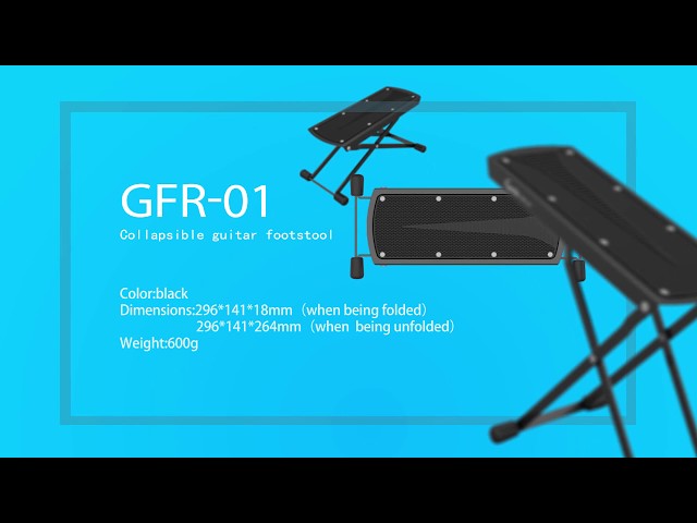 Подставка под ногу гитариста Guitto GFR-01 (чёрный)