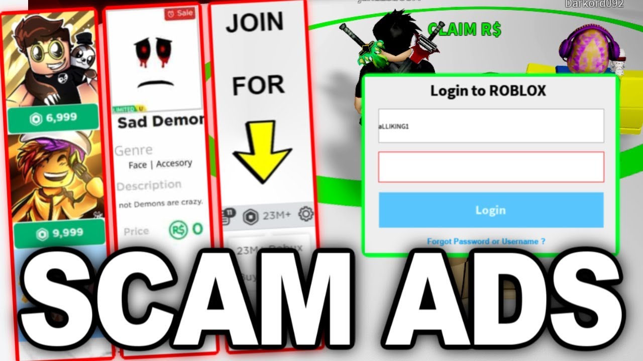 Roblox Scam Ads Must Stop Youtube