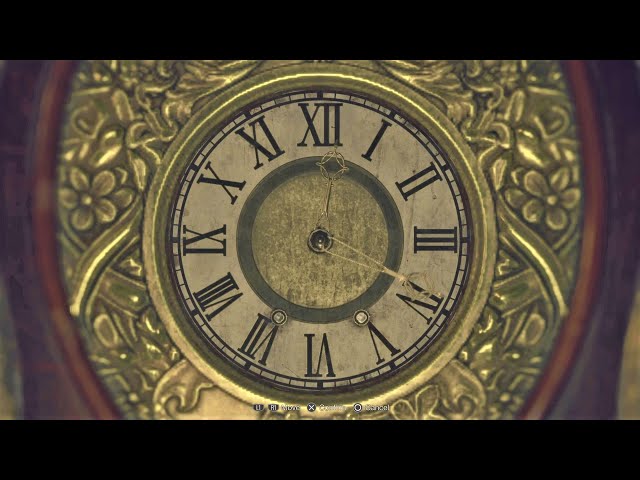 Resident Evil 4 Remake: Grandfather Clock Correct Time Puzzle