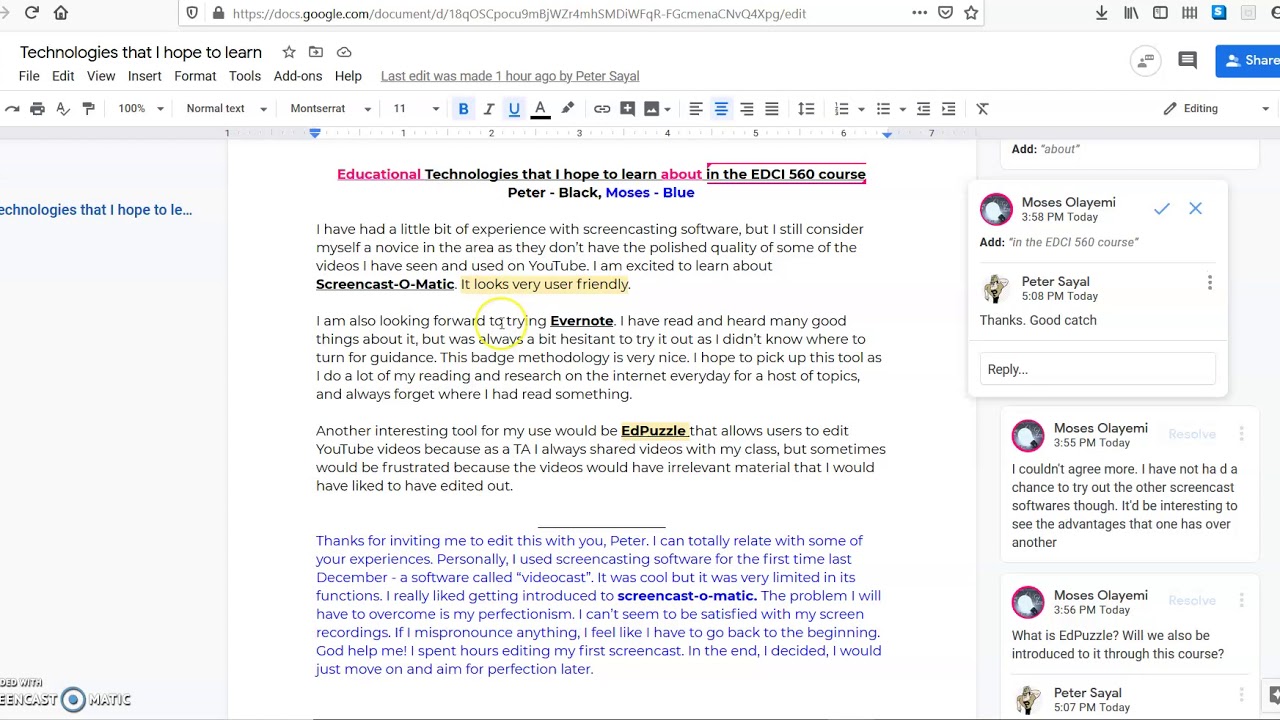showing-how-to-create-a-document-in-google-docs-and-how-it-was-edited