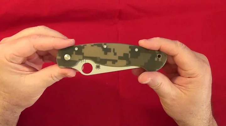 HOW TO ADJUST THE SPYDERCO MILITARY PIVOT PIN!