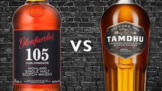 Glenfarclas 105 vs Tamdhu Batch Strength Single Malt Scotch Whisky