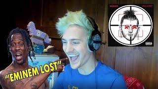 Ninja Ask Travis Scott MGK or Eminem Who Won?! (Fortnite Battle Royale)