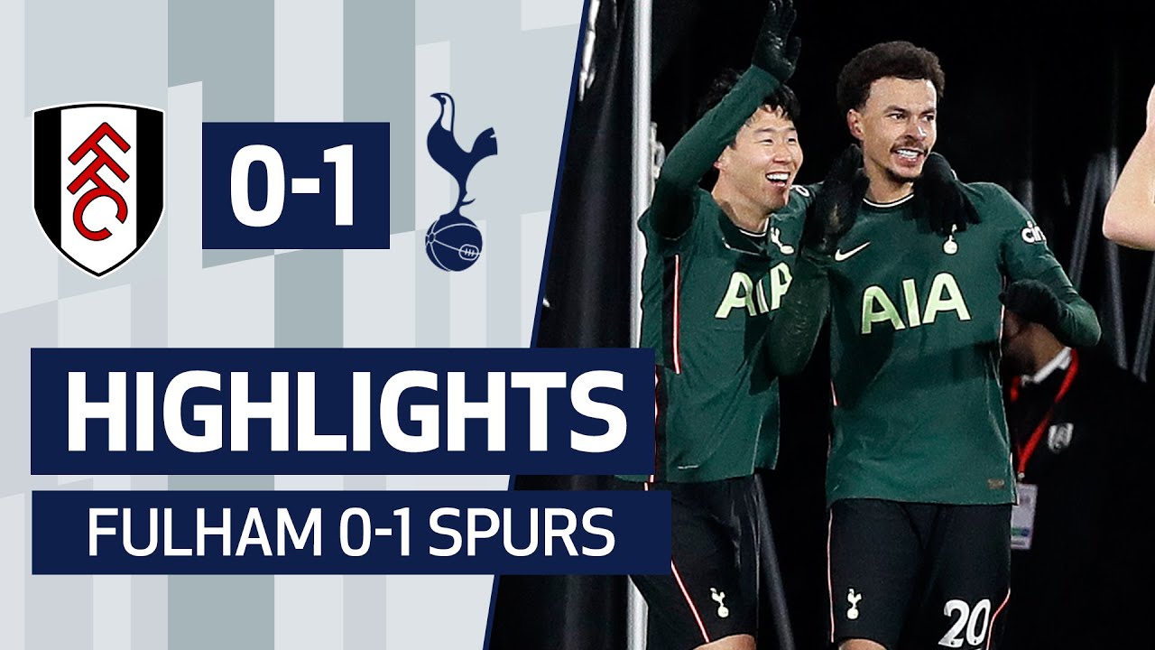 HIGHLIGHTS, Spurs 2-0 Fulham