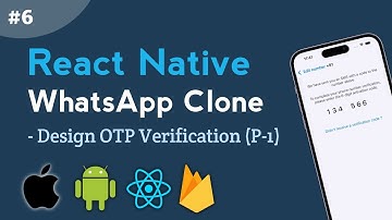Designing Otp Verification Screens in React Native | Part - 1