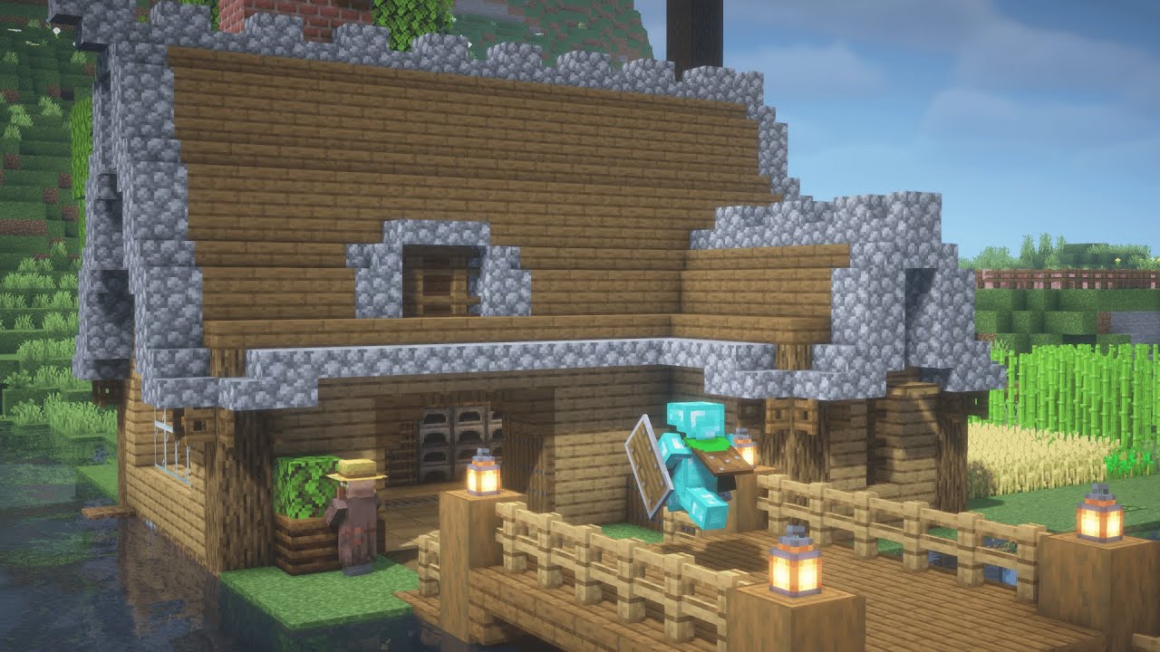 Minecraft Survival Day 10 | Building a XP farm