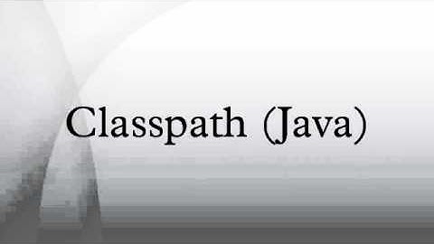 Classpath (Java)