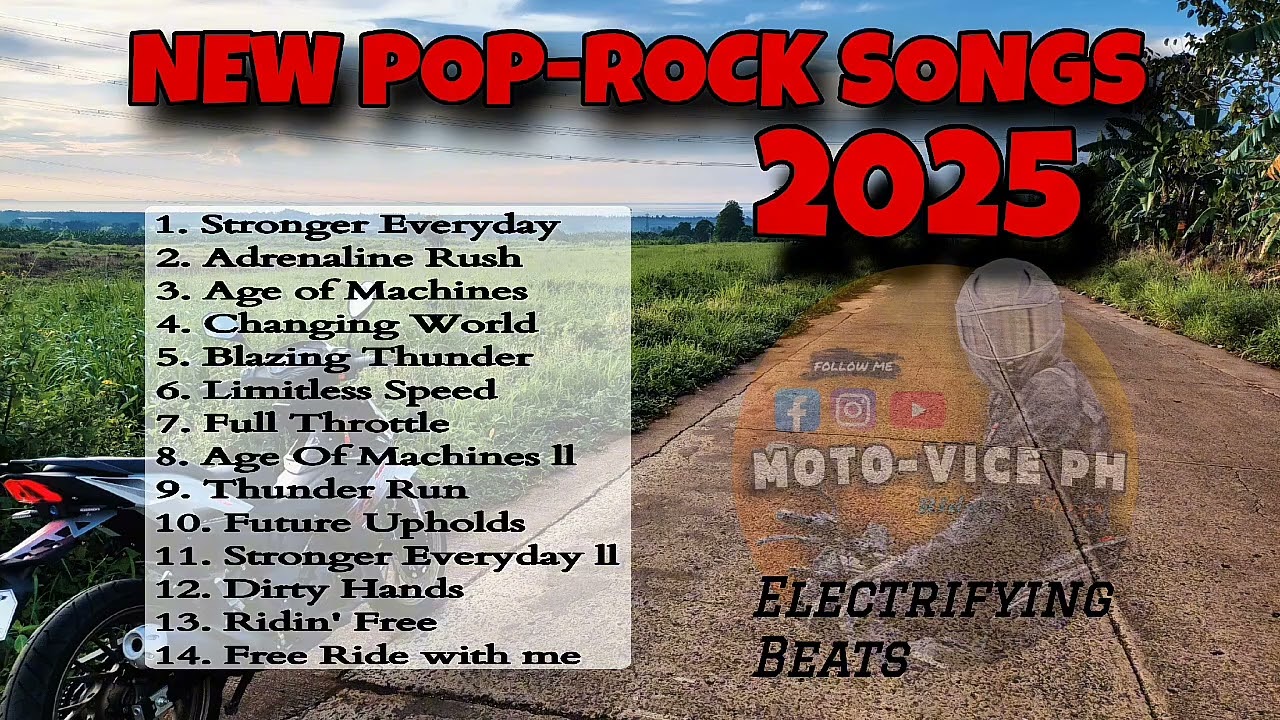 NEW POP-ROCK SONGS / HARD ROCK 2025 /ELECTRIFYING / JOYFUL