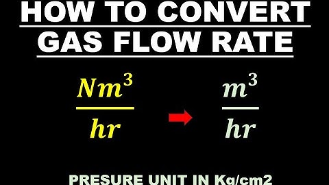How to Convert Nm3/hr to m3/hr | m3/hr to Nm3/hr | Normal meter cube per hour | meter cube per hour