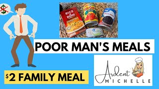 POORMAN'S MEALS | WHAT TO EAT WHEN YOU'RE BROKE | EPISODE 2