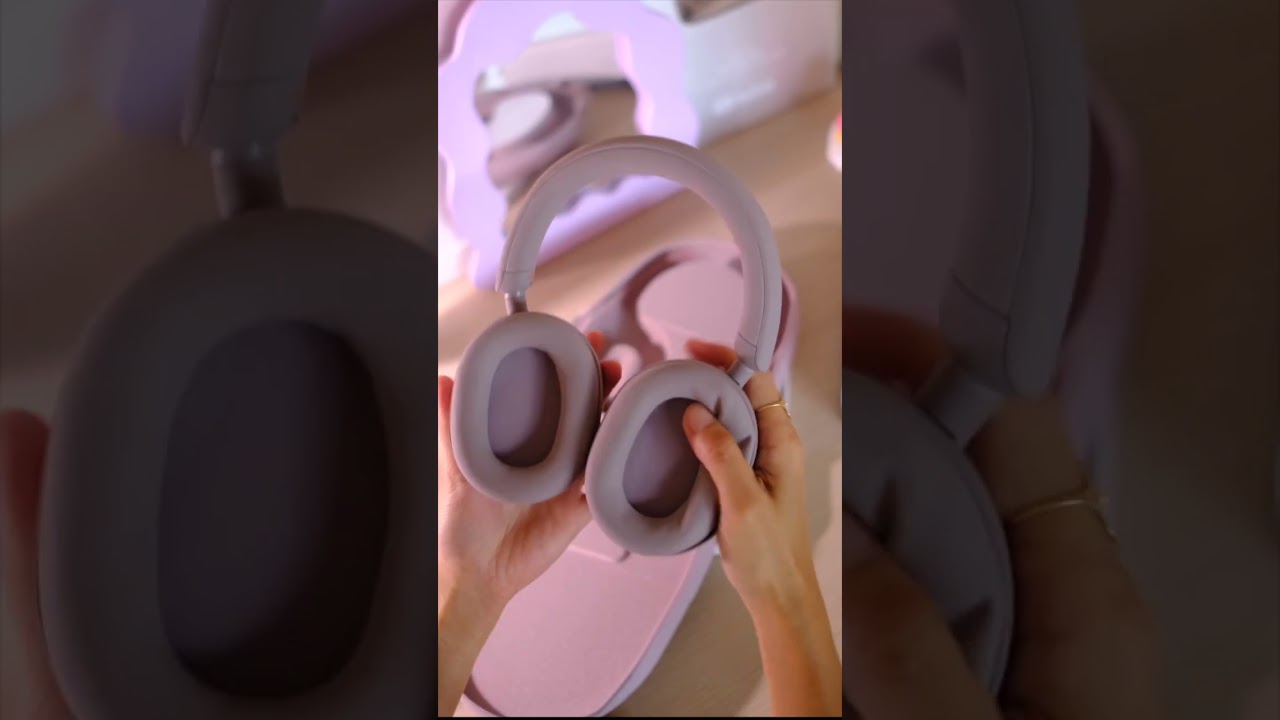 Sony WH-1000XM5 SMOKY PINK quick unboxing - YouTube