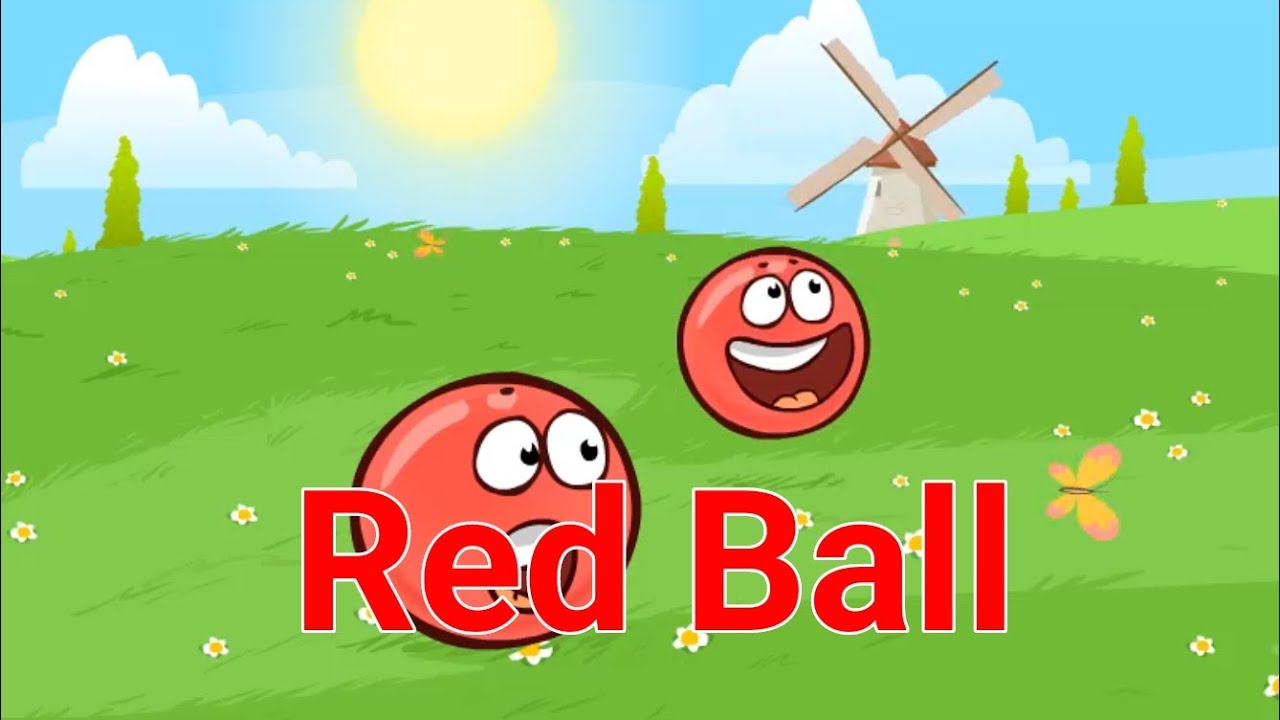 Играю в Red ball (1 часть) - YouTube