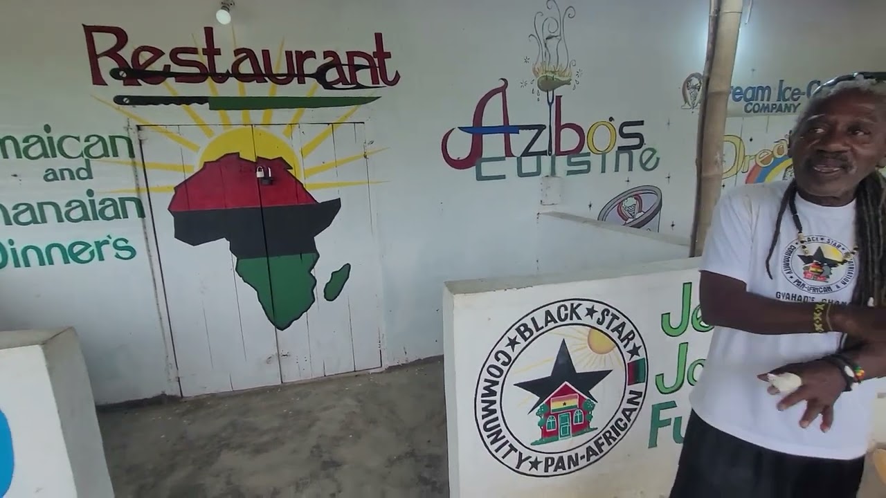 Azibo’s Cuisine at Business District by Black Star Pan-African Community – Gyaahadze, Ghana May 2023