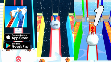 Snow Race.io - Horror Race Gameplay Walkthrough Part 1 - Level 1 ~ 6 (Android, IOS)