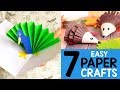 Paper Craft ideas for Kids - 7 simple crafts for kids