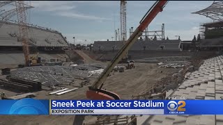 Sneek Peek At LAFC Soccer Stadium