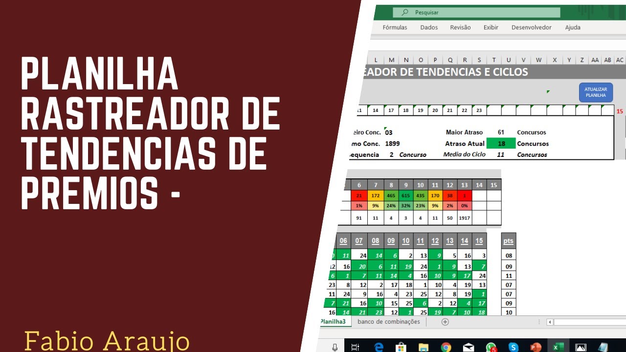 Como Ganhar Na Lotofacil Usando Rastreador de Tendencia de Premios