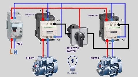 How to run two pump in selector switch | SRA Electrical