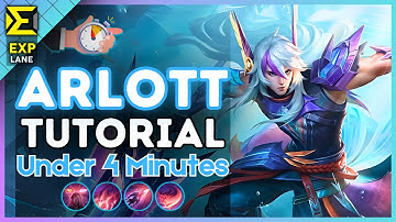 4-Minute Arlott Tutorial in the EXP Lane || (MLBB S37) 2025