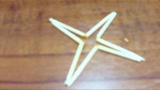 爪楊枝の不思議・・・星作り！