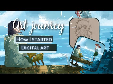 How I started digital art! [speed paint at back ;)] - My art Journey ...