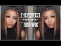 Perfect 4/27 Pre Highlighted Bob Wig Review and Install | Ft. Hot Beauty Hair | Olineece