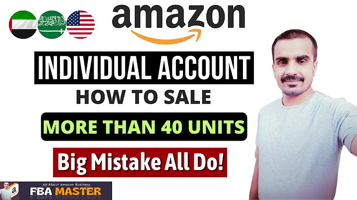 How To Sale More Than 40 Units On Amazon Individual Account | Amazon FBA | FBA Master