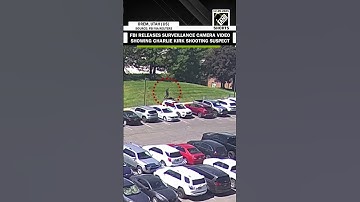 “Dressed in black…” FBI releases surveillance camera video showing Charlie Kirk shooting suspect
