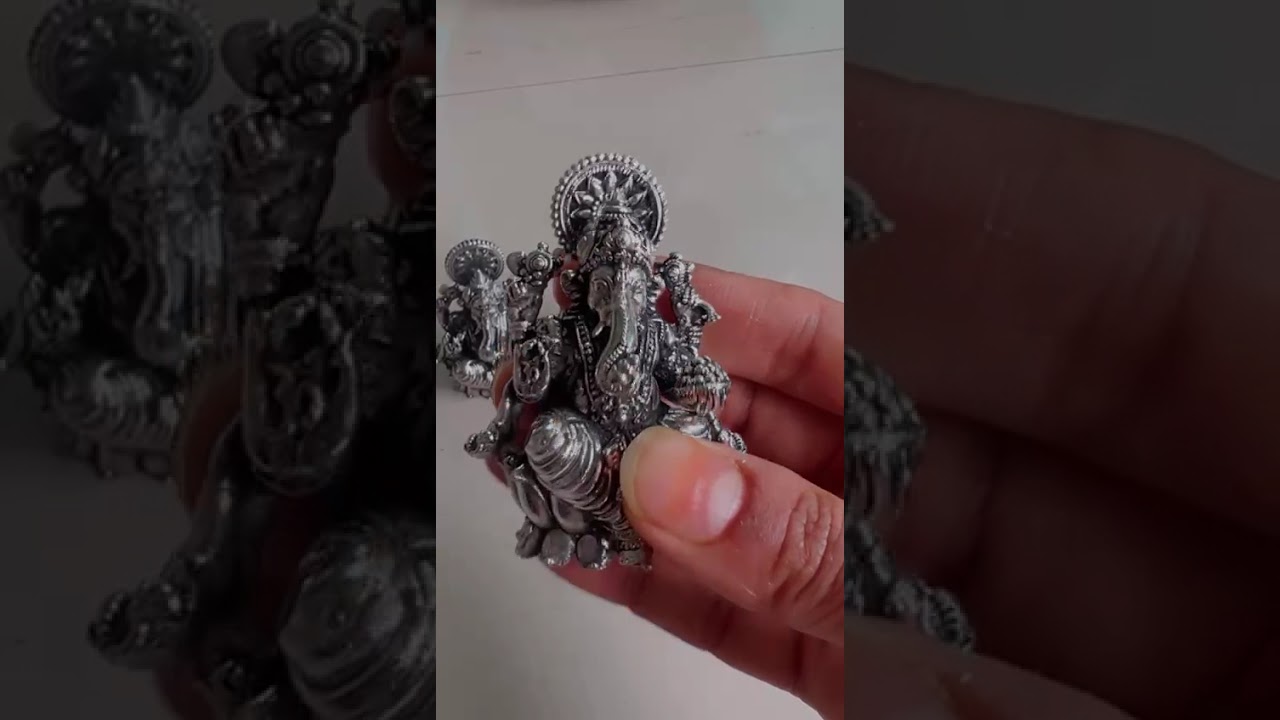 Pure Germansilver Antique Ganesh Laxmi idols murtis* 