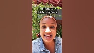 1 Minute Grounding Exercise #grounding #mindfulness #rooted #guidedimagery #mentalhealthawareness