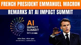 LIVE: French President Emmanuel Macron Addresses India AI Impact Summit Opening Ceremony In Delhi