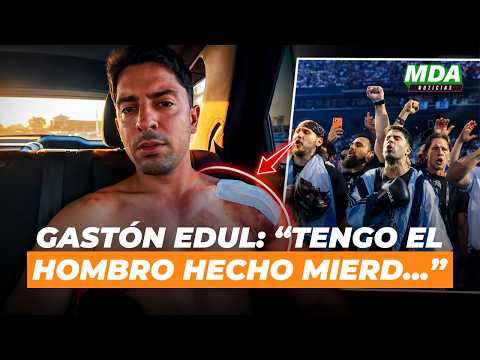 GASTÓN EDUL Arrived with a SHOULDER INJURY to His Fight Against EDU AGUIRRE at LA VELADA del AÑO