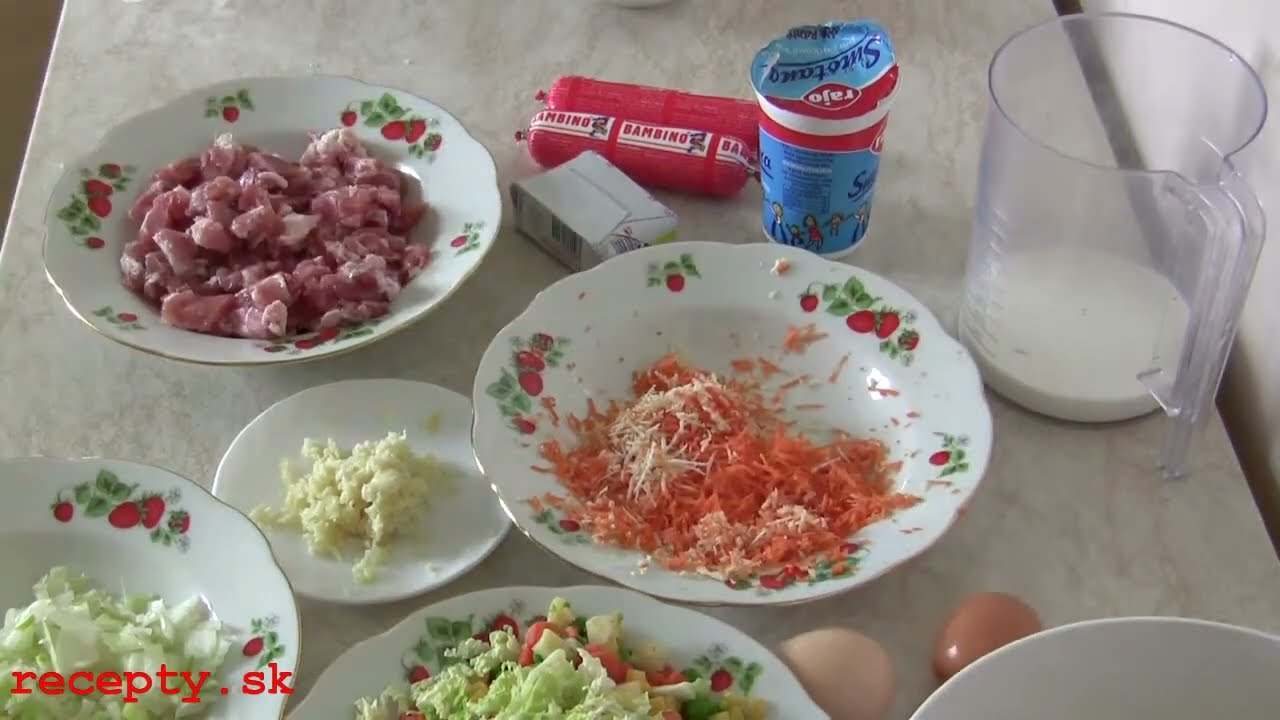 VsetkyRecepty.sk: Zapekaná zelenina s mäsom