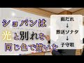 とあるピアニストによって描かれた光と最期。ピアノ調律師のプログラム考察、ショパンコンクール編