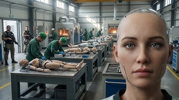 Robot Assembly Line EXPOSED – How Ultra-Real Humanoid Robots Are Built Step by Step!