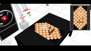 Artificial Intelligence and Robot ARM Demo for Camelot board game screenshot 2