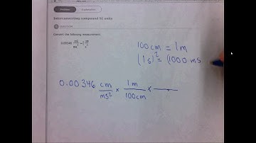2.2f Interconverting compound SI units