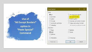 Paste Special option 