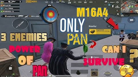 THIS PAN SAVED ME AGAINST M16A4 IN PUBG MOBILE  PUBG MOBILE KR(HINDI/HARYANVI)13(KILLS)