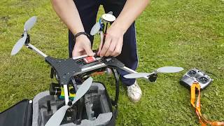 Обзор самодельного квадрокоптера DJI Naza