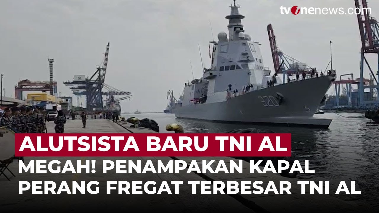 Ganas! Kapal Perang Baru TNI AL, KRI Brawijaya Buatan Italia | OneNews Update