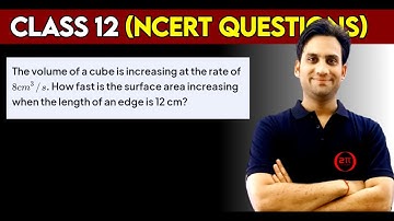 The volume of a cube is increasing at the rate of 8 cm³/s. How fast is the surface area increasing