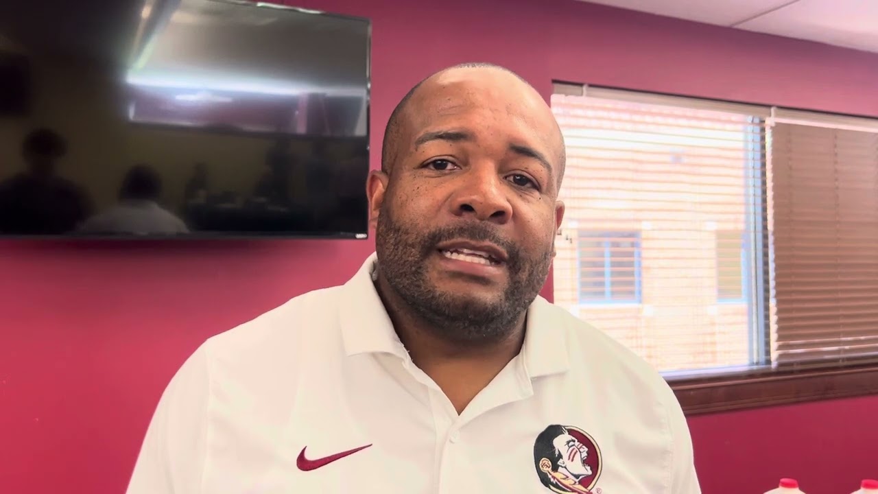 WR coach Tim Harris Jr. shares latest on his WR room the day before fall camp